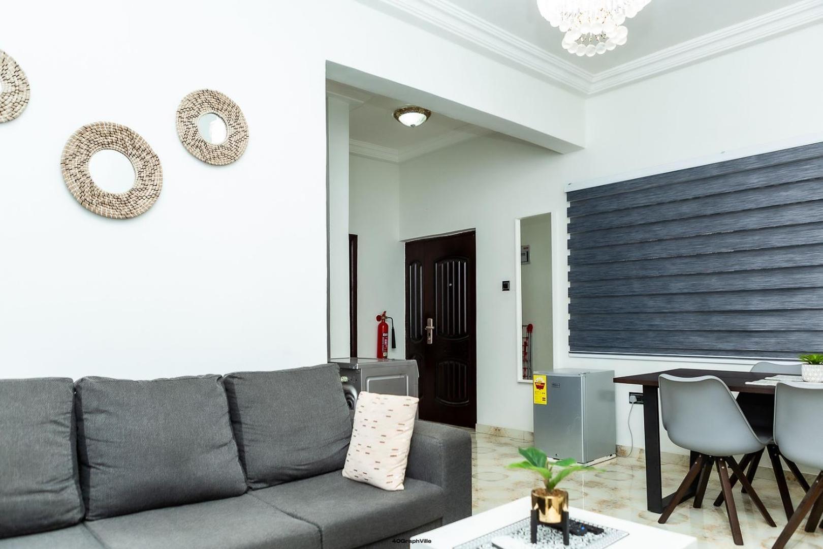Stylish East Legon Apartment - Ac, Wi-Fi, Netflix أكرا المظهر الخارجي الصورة